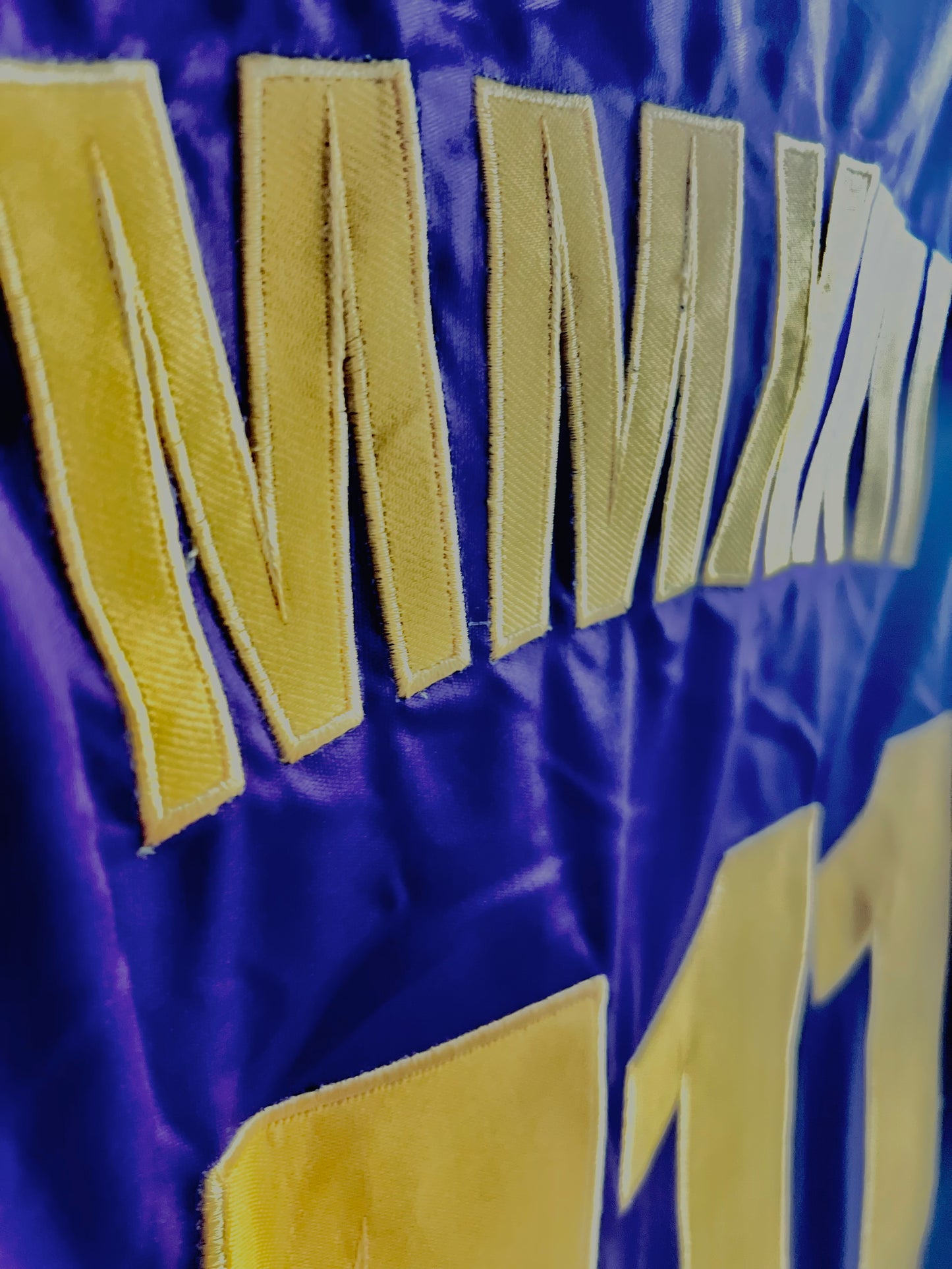 YEAUX 411 Authentic BBall Jersey - purple/gold