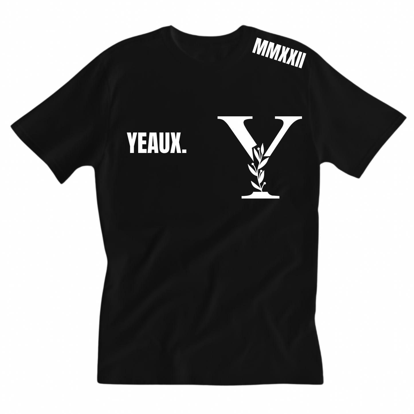 YEAUX Y tee - black/white