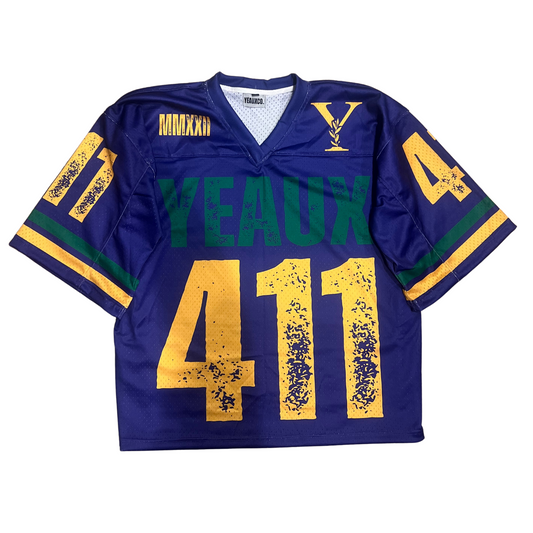 YEAUX MG 411 Mesh Jersey - purple