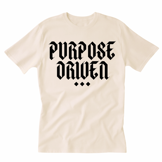 Purpose Driven - cream/black