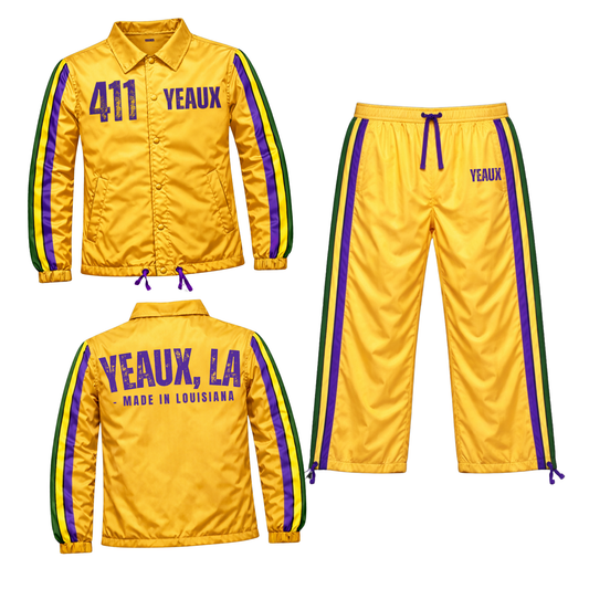YEAUX MG26 coaches tracksuit - gold